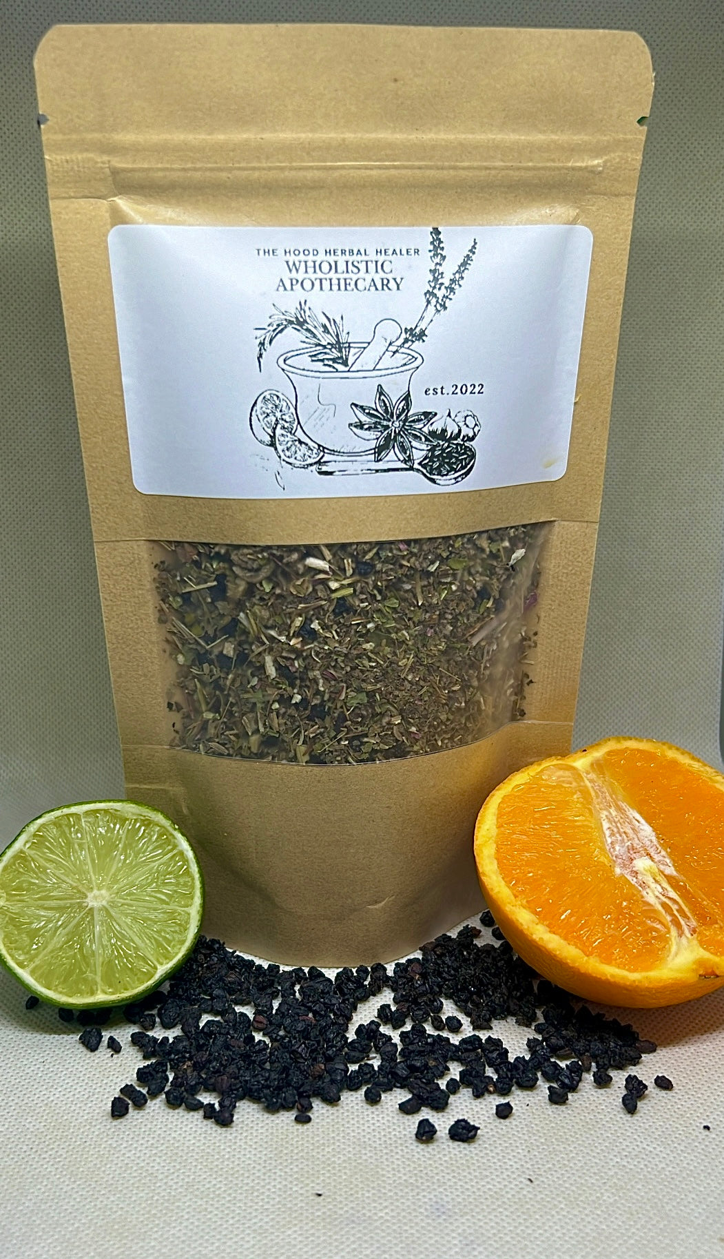 Citrus Ginger Boost Herbal Blend Tea